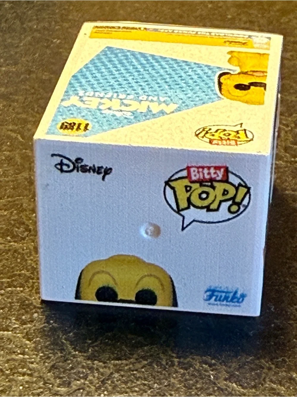 Funko Bitty Pop! Pluto Yellow Vinyl Figure in Box